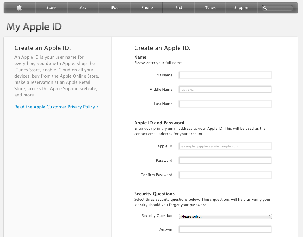 Itunes deals apple id